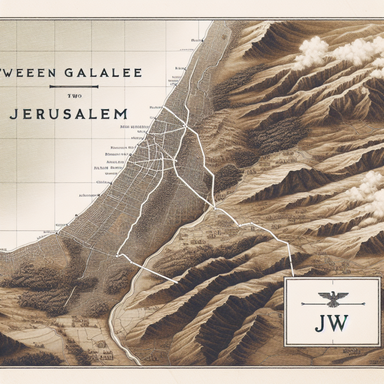 Guía Completa: Distancia entre Galilea y Jerusalén según JW - Todo lo que Necesitas Saber distancia-entre-galilea-y-jerusalen-jw