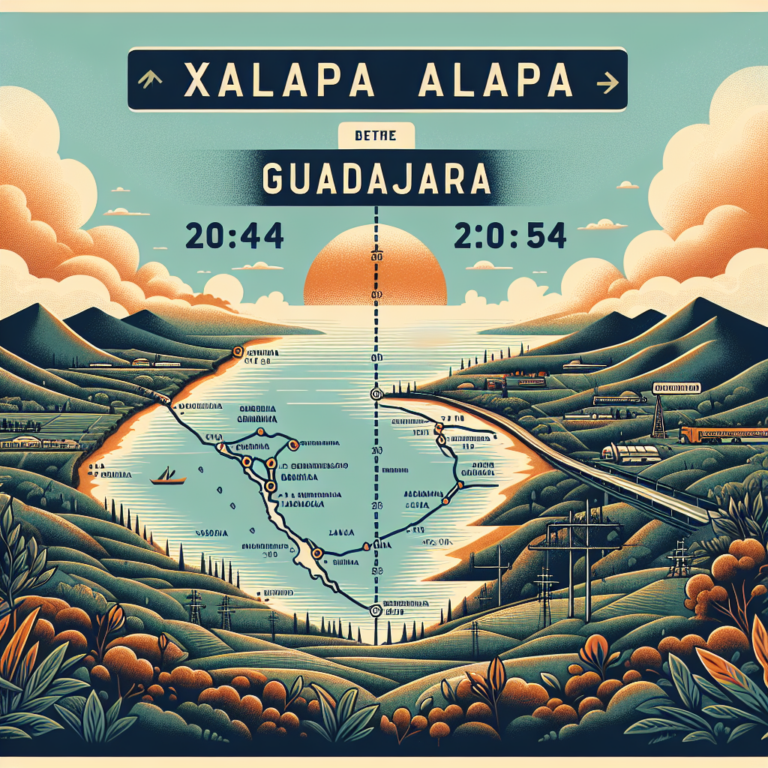 Guía Completa de Viaje: Distancia Entre Xalapa y Guadalajara – Lo que Necesitas Saber distancia-entre-xalapa-y-guadalajara