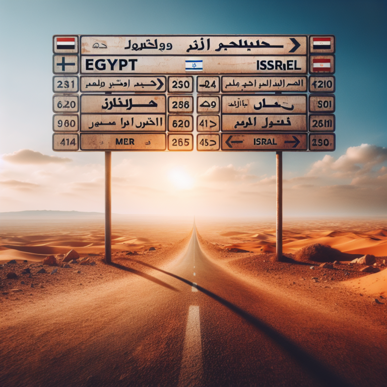 kilometros-desde-egipto-a-israel
