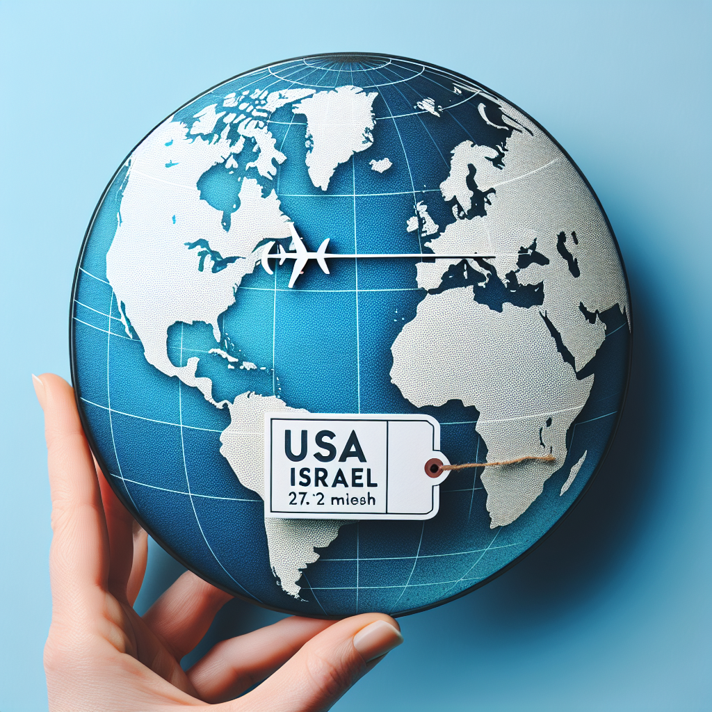 Distancia Entre USA e Israel: Todo lo que Necesitas Saber para tu Próximo Viaje distancia-entre-usa-y-israel
