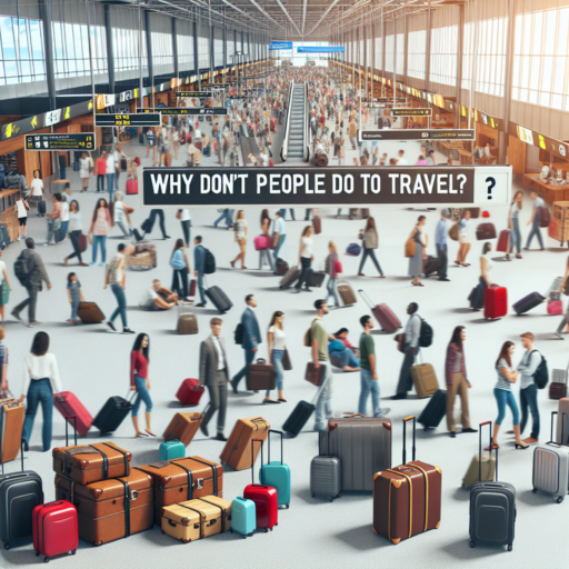 ¿Por qué la gente no quiere viajar?