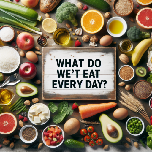 ¿Que hay que comer todos los días?